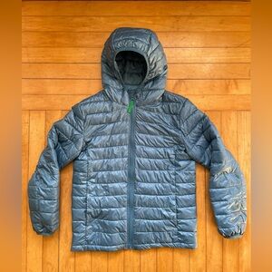 Primary Brand Puffer jacket in “dusk” size 12